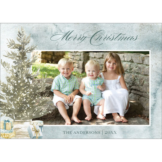 Wondrous Love Flat Holiday Photo Cards