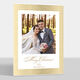 Gold Foil Press Paragon Flat Holiday Photo Cards Image 1 of 3