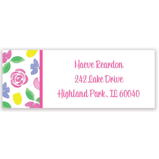 Ditsy Floral Return Address Labels