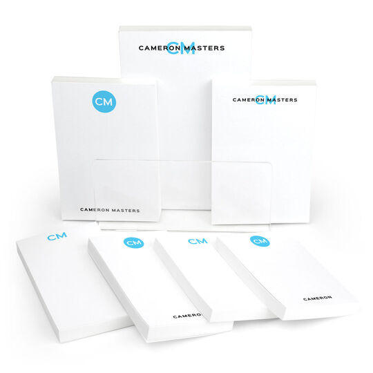 Simplicity Initials Notepad Set (7 Pads)