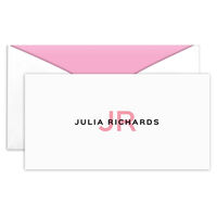 Simplicity Initials Folded Monarch Cards