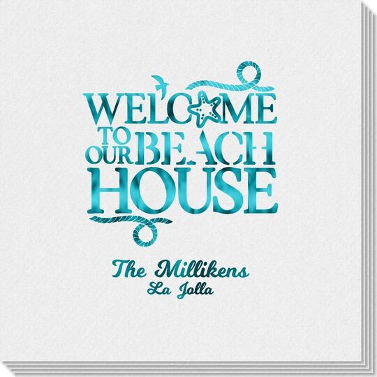 Beach House Linen Like Napkins