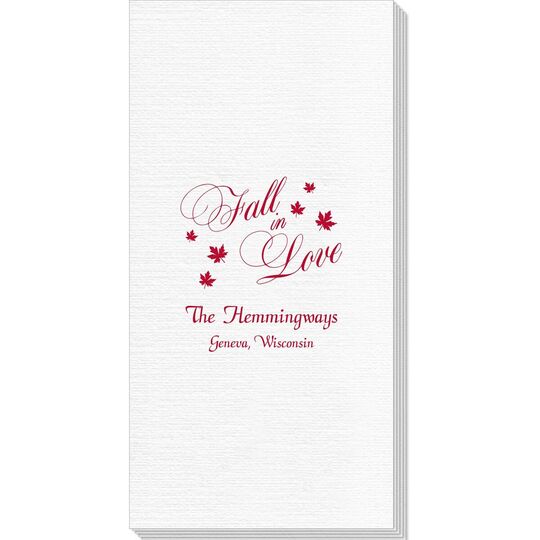 Elegant Fall In Love Deville Guest Towels