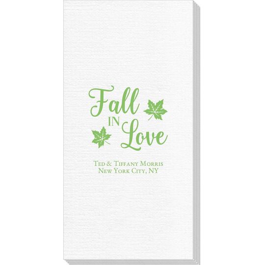 Big Autumn Fall In Love Deville Guest Towels
