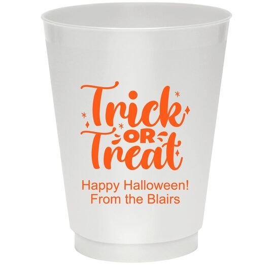 Trick or Treat Colored Shatterproof Cups