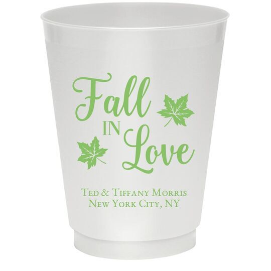 Big Autumn Fall In Love Colored Shatterproof Cups