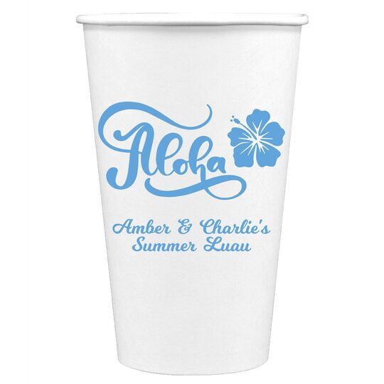 Aloha Paper Coffee Cups