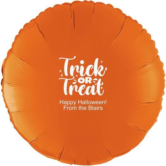 Trick or Treat Mylar Balloons