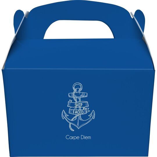 Ship Faced Gable Favor Boxes