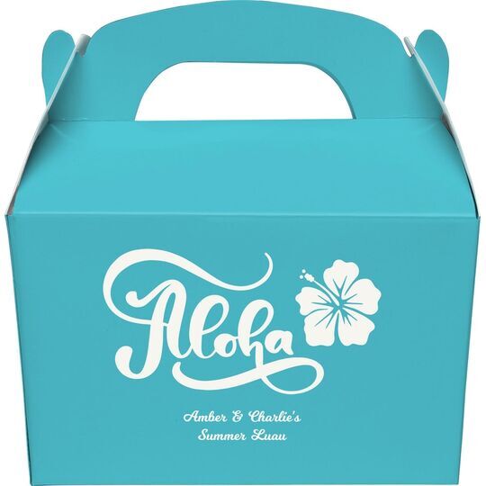 Aloha Gable Favor Boxes