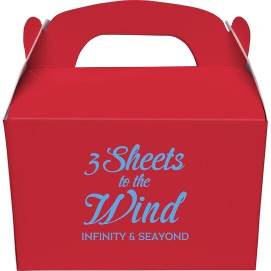 3 Sheets To The Wind Gable Favor Boxes
