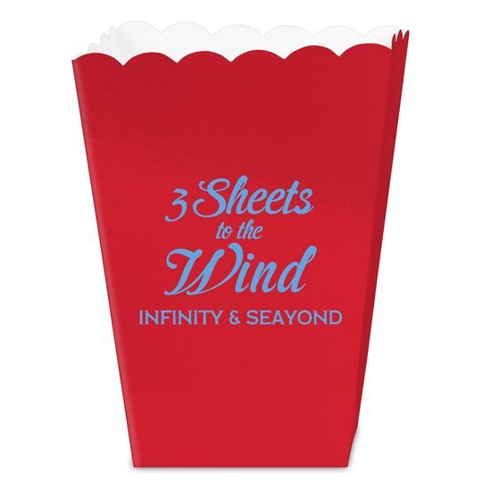 3 Sheets To The Wind Mini Popcorn Boxes