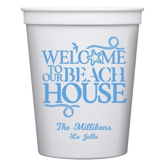 Beach House Stadium Cups