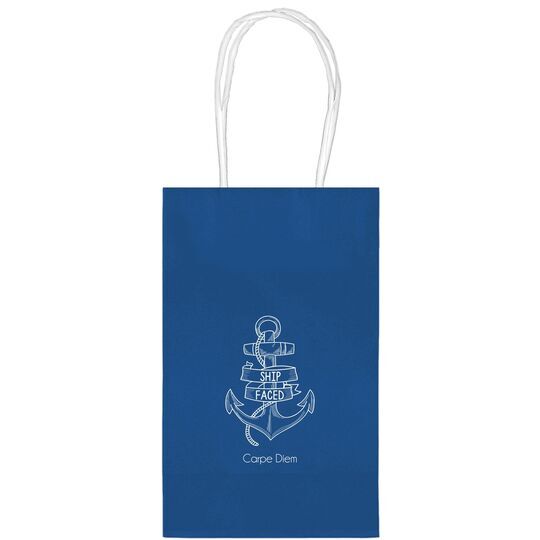 Ship Faced Medium Twisted Handled Bags