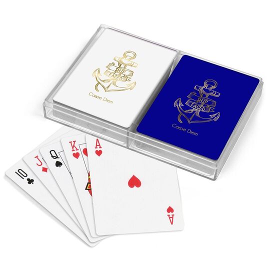 Ship Faced Double Deck Playing Cards