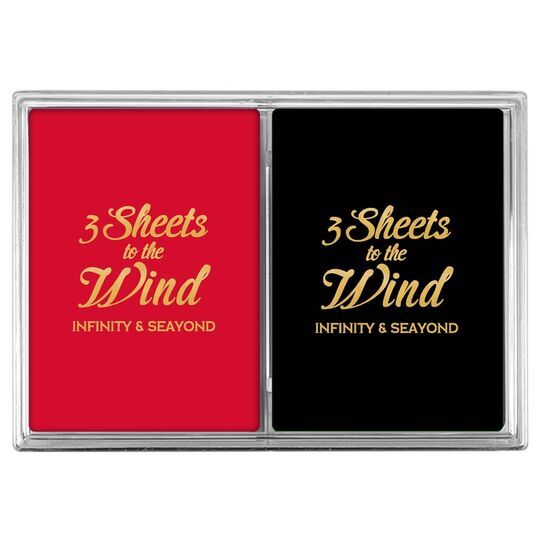 3 Sheets To The Wind Double Deck Playing Cards