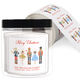 Nutcracker Square Gift Stickers in a Jar Image 1 of 2