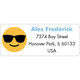 Sunglasses Emoji Return Address Labels in a Jar Image 2 of 3