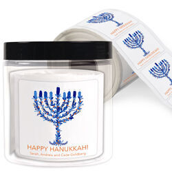 Menorah Gift Stickers