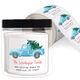 Blue Truck Square Address Labels in a Jar Image 1 of 2