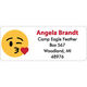 Kisses Emoji Return Address Labels in a Jar Image 3 of 3