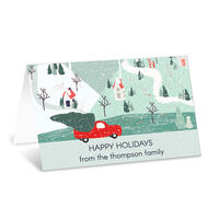 Holiday Truck Folded Gift Enclosures