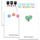 Pickleball Mini Notepad Set Image 1 of 2