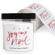 Joyeux Noel Square Gift Stickers in a Jar Image 1 of 2