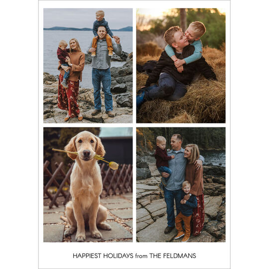 Simple Greetings Holiday Photo Cards