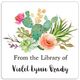 Desert Blooms Square Gift Stickers in a Jar Image 3 of 6