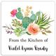 Desert Blooms Square Gift Stickers in a Jar Image 4 of 6