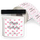 Watercolor Petite Hearts Square Gift Stickers in a Jar Image 9 of 12