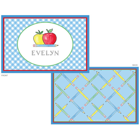 School Days Laminated Placemat