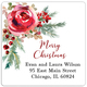 Corner Rose Holiday Square Address Labels in a Jar Image 2 of 2
