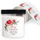 Corner Roses Holiday Round Address Labels in a Jar Image 1 of 2
