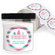 Oh Christmas Treats Round Gift Stickers in a Jar Image 1 of 2