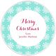 Winter Snowflakes Round Gift Stickers in a Jar Image 2 of 2