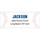 Baseball Return Address Labels in a Jar Image 2 of 4