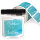 Big Swash Square Gift Stickers in a Jar Image 4 of 5