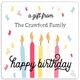 Colorful Birthday Candles Square Gift Stickers in a Jar Image 2 of 2