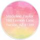 Rainbow Watercolor Round Address Labels in a Jar Image 2 of 2