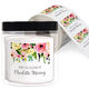 Spring Peonies Square Gift Stickers in a Jar Image 2 of 4