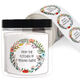 Vine Wreath Kitchen Round Stickers in a Jar Image 1 of 2