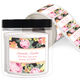 Elegant Spring Garden Square Address Labels in a Jar Image 1 of 2