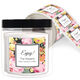 Elegant Spring Garden Square Gift Stickers in a Jar Image 1 of 2