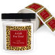 Leopard Royalty Square Gift Stickers in a Jar Image 1 of 2