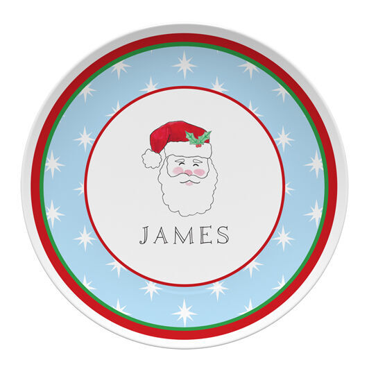 Jolly St. Nick Children's Plate