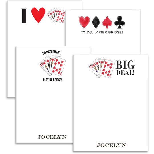 Bridge Mini Notepad Set