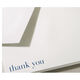 Bodoni Blue Thank You Folded Note Cards Image 2 of 2