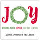 Joy Wreath Square Gift Stickers Image 2 of 2